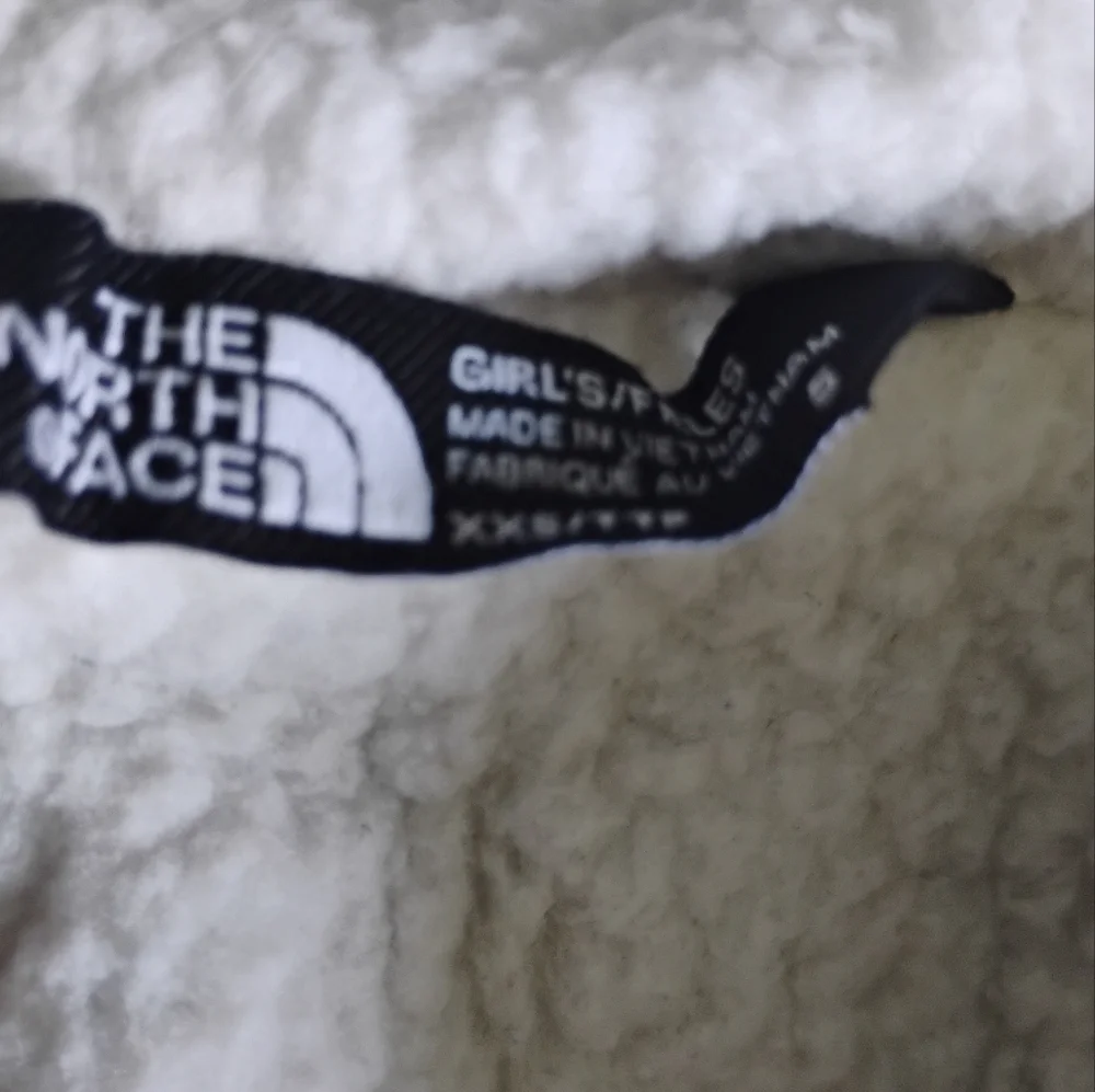 The North Face Girls Warm Storm Fleece Lined Hooded Rain Jacket Sz 5
